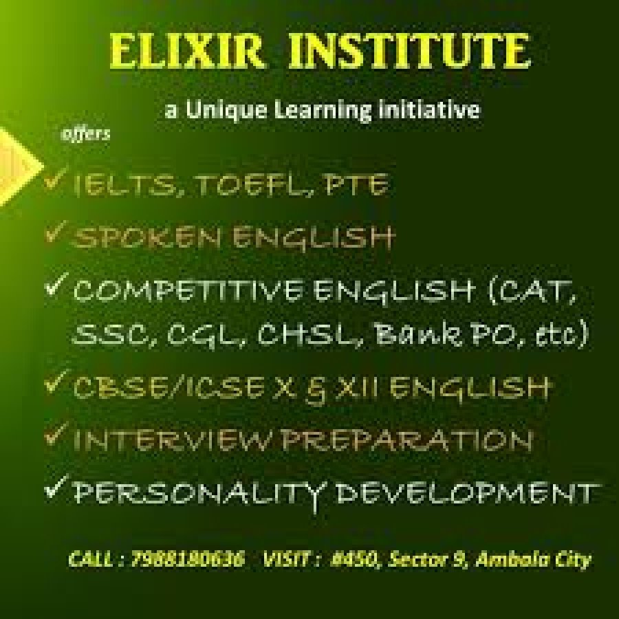 Elixir Institute A Unique Learning Initiative